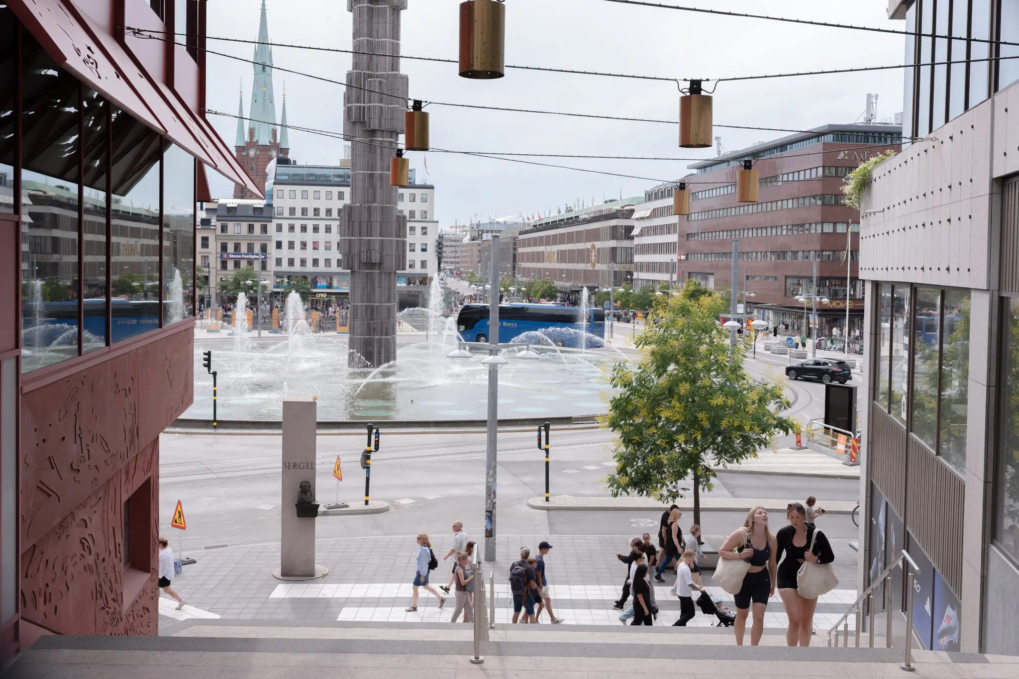 A square in Stockholm. Sweden has a roster of high-tech start-ups like Skype and King Digital Entertainment, the maker of Candy Crush.Credit...